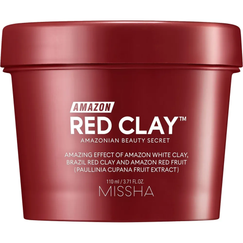 Təmizləyici gil üz maskası MISSHA Amazon Red Clay Pore Mask 110 ml