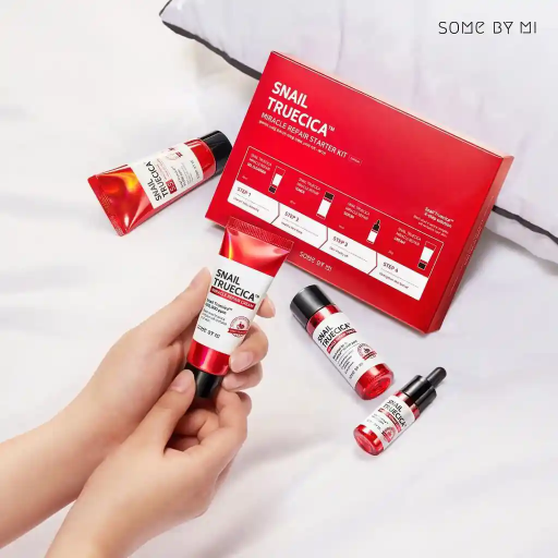 İlbiz müsinli miniatürlər dəsti SOME BY MI Snail Truecica Miracle Repair Starter Kit