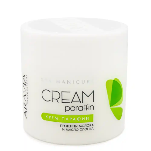 Süd zülalı və təbii bambıq yağı ilə krem parafini ARAVIA Professional Cream Paraffin milk protein and cotton oil
