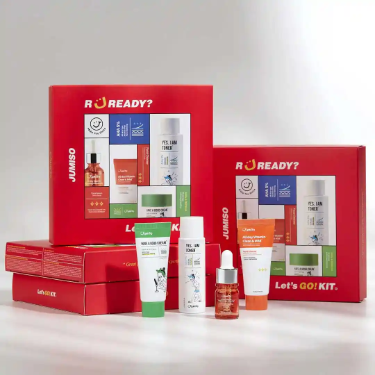 Problemli dərilər üçün miniatürlər dəsti Jumiso Let's Go Kit