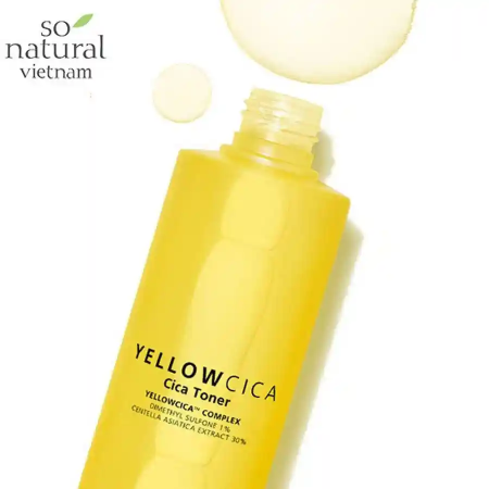 Yüngül turşulu üz toneri SO NATURAL Yellow Cica Toner 260 ml