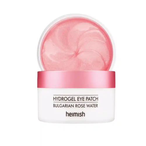 Bulgar gülü içeren aydınlatıcı hidrojel yamalar HEIMISH Bulgarian Rose Water Hydrogel Eye Patch