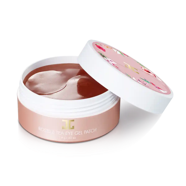 Hibiskus çiçəkləri ilə hidrojel yamaqları JAYJUN COSMETIC Roselle Tea Eye Gel Patch