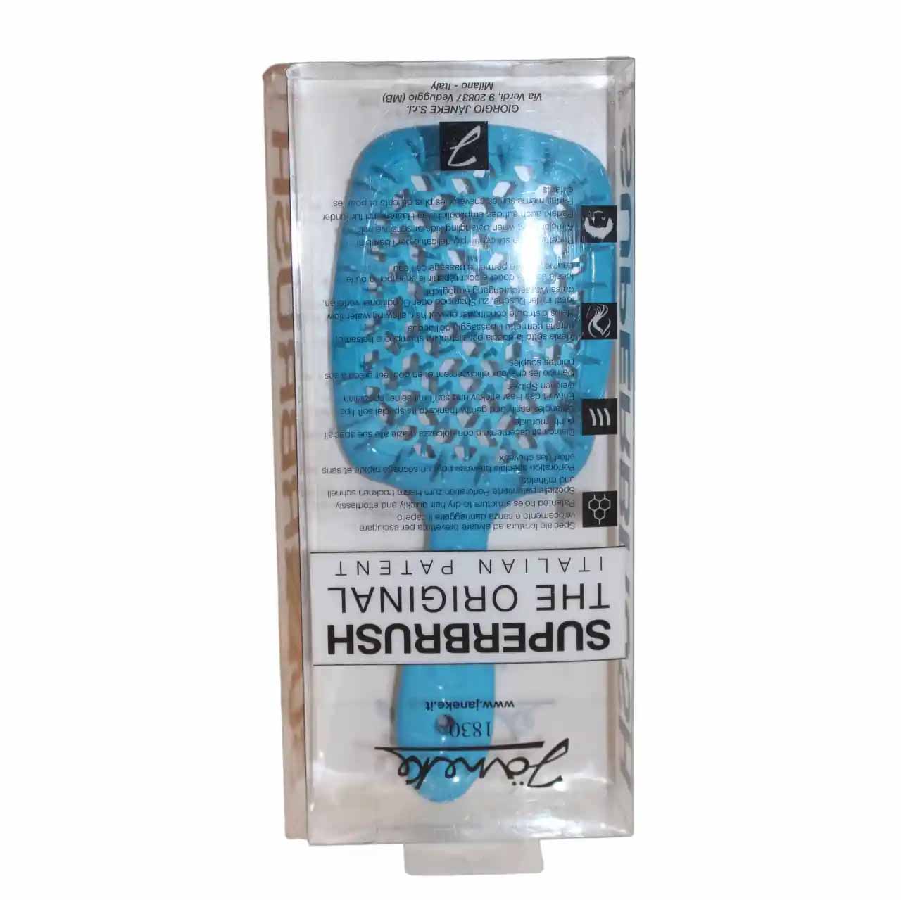 Janeke Superbrush 1830 the Original Italian Paten mavi saç d