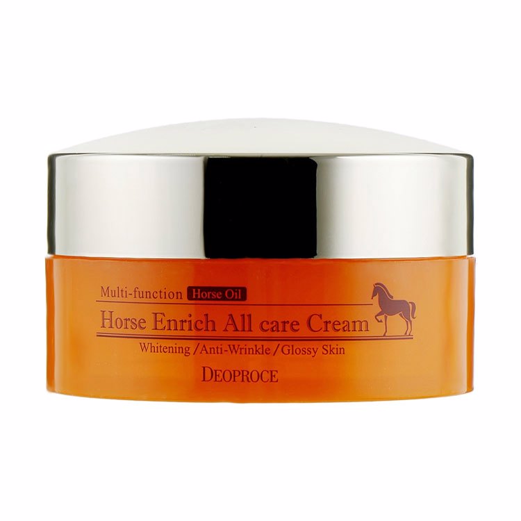 At yağı ilə qidalandırıcı üz kremi Deoproce Horse Enrich All Care Cream 100 g