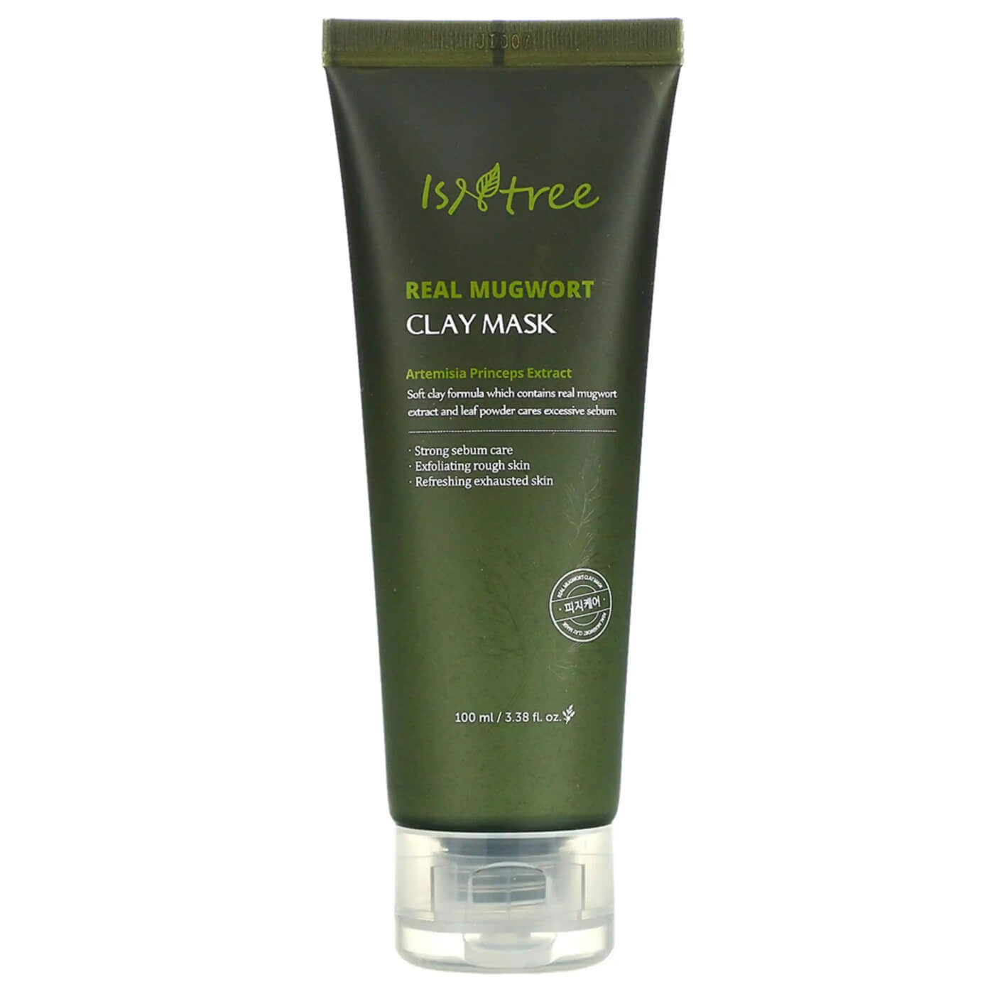 Problemli dəri üçün yovşan ekstraktı ilə gil maskası ISNTREE Real Mugwort Clay Mask 100 ml