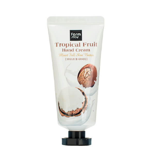 Şi yağı ilə əl kremi farmstay tropical fruit hand cream moist full shea butter 50 ml